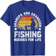 Grandpa and Grandson Fishing Buddies for Life - Matching T-Shirt - T-Shirt | Royal
