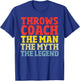 Shot Put And Discus Coach Funny Track And Field Throwing T-Shirt - T-Shirt | Royal