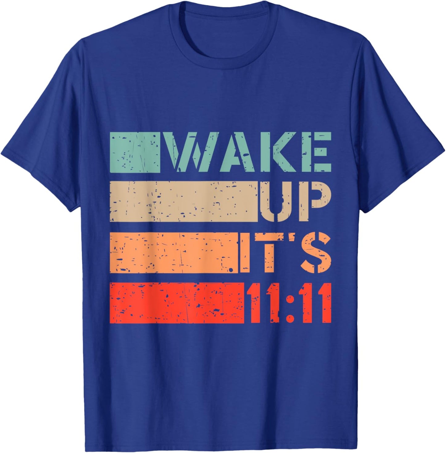 1111 Number Synchronicity Spiritual Awakening manifestation T-Shirt - T-Shirt | Royal
