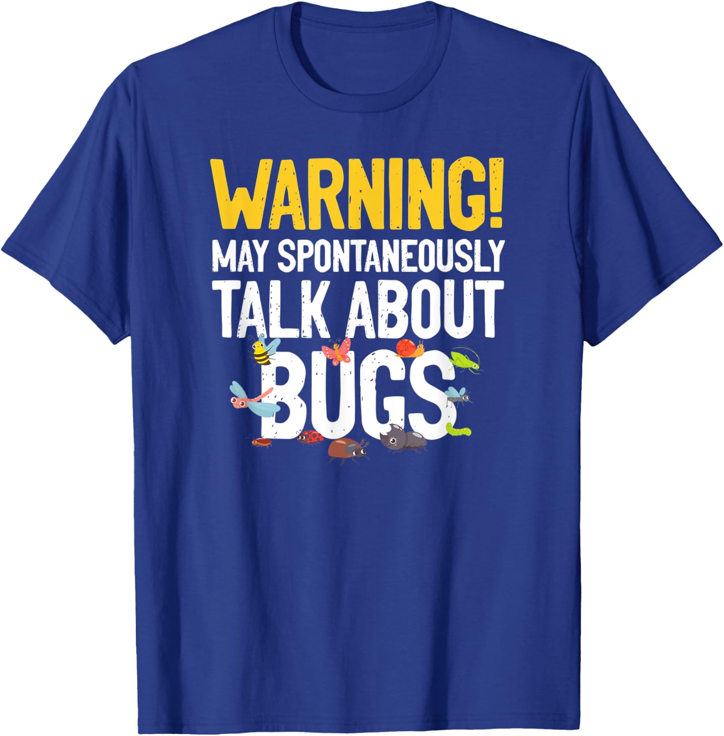 Cool Bug Women Insect Lady Bug Lover Moth Entomology T-Shirt - T-Shirt | Royal