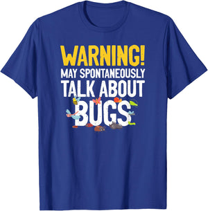Cool Bug Women Insect Lady Bug Lover Moth Entomology T-Shirt - T-Shirt | Royal