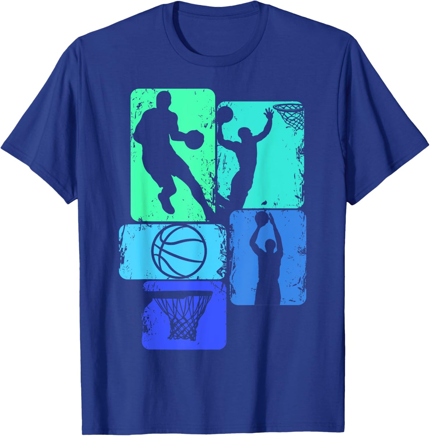 Basketball Player Boys Kids Men T-Shirt - T-Shirt | Royal