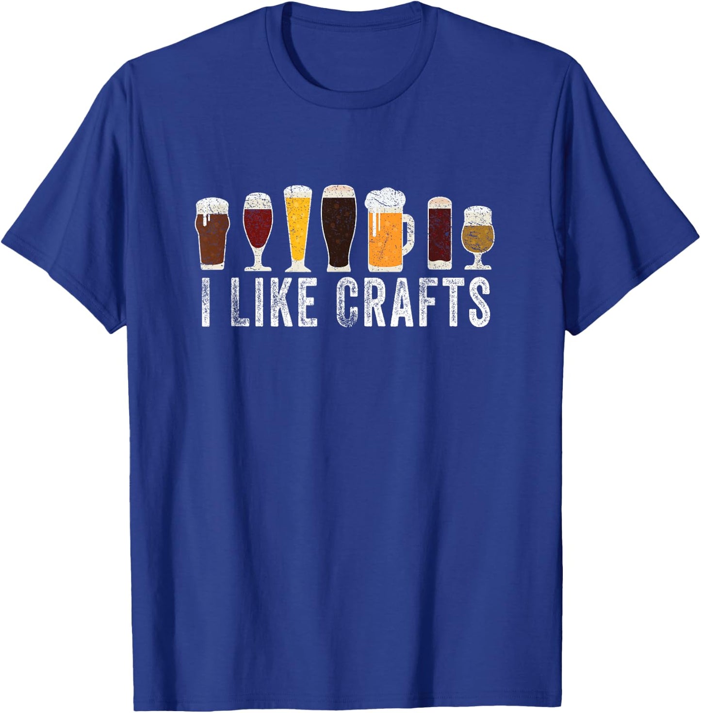 I Like Crafts Beer Brewer Home Brewing Making Drinking Dad T-Shirt - T-Shirt | Royal