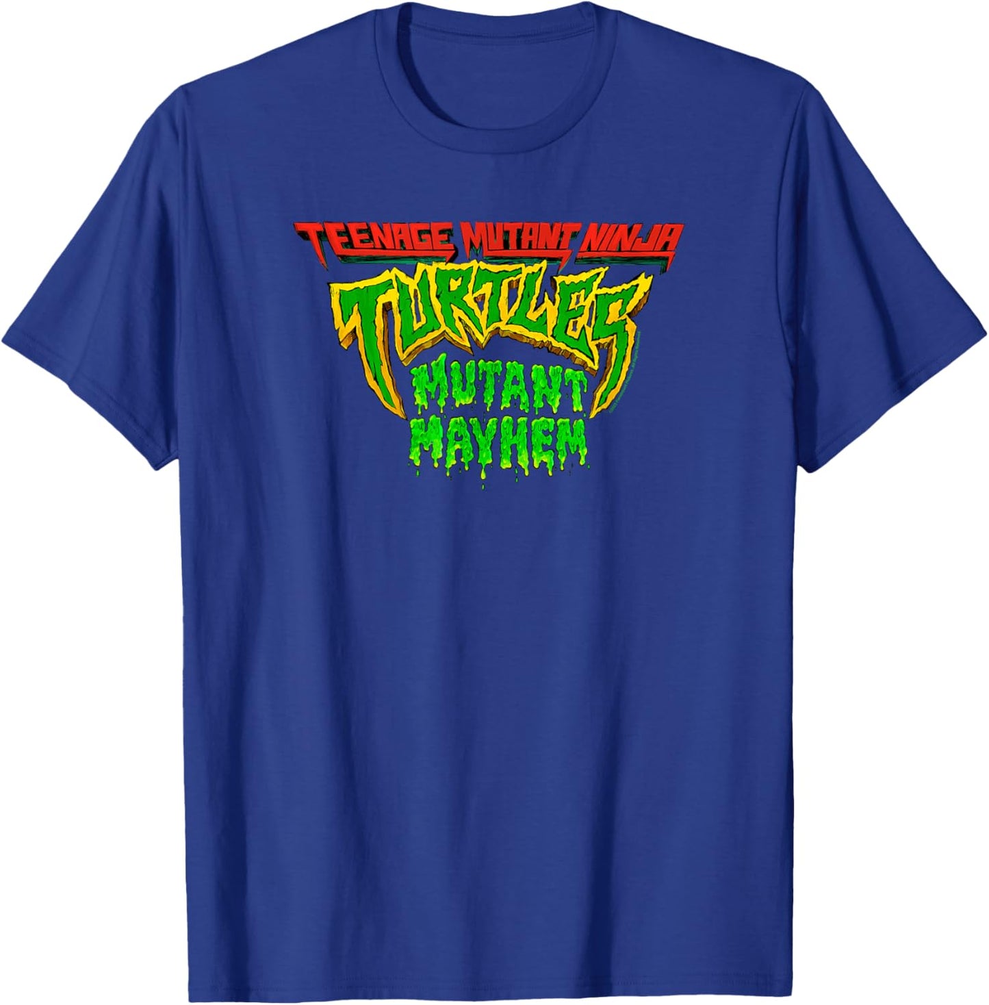 Teenage Mutant Ninja Turtles: Mutant Mayhem Slime Retro Logo T-Shirt - T-Shirt | Royal