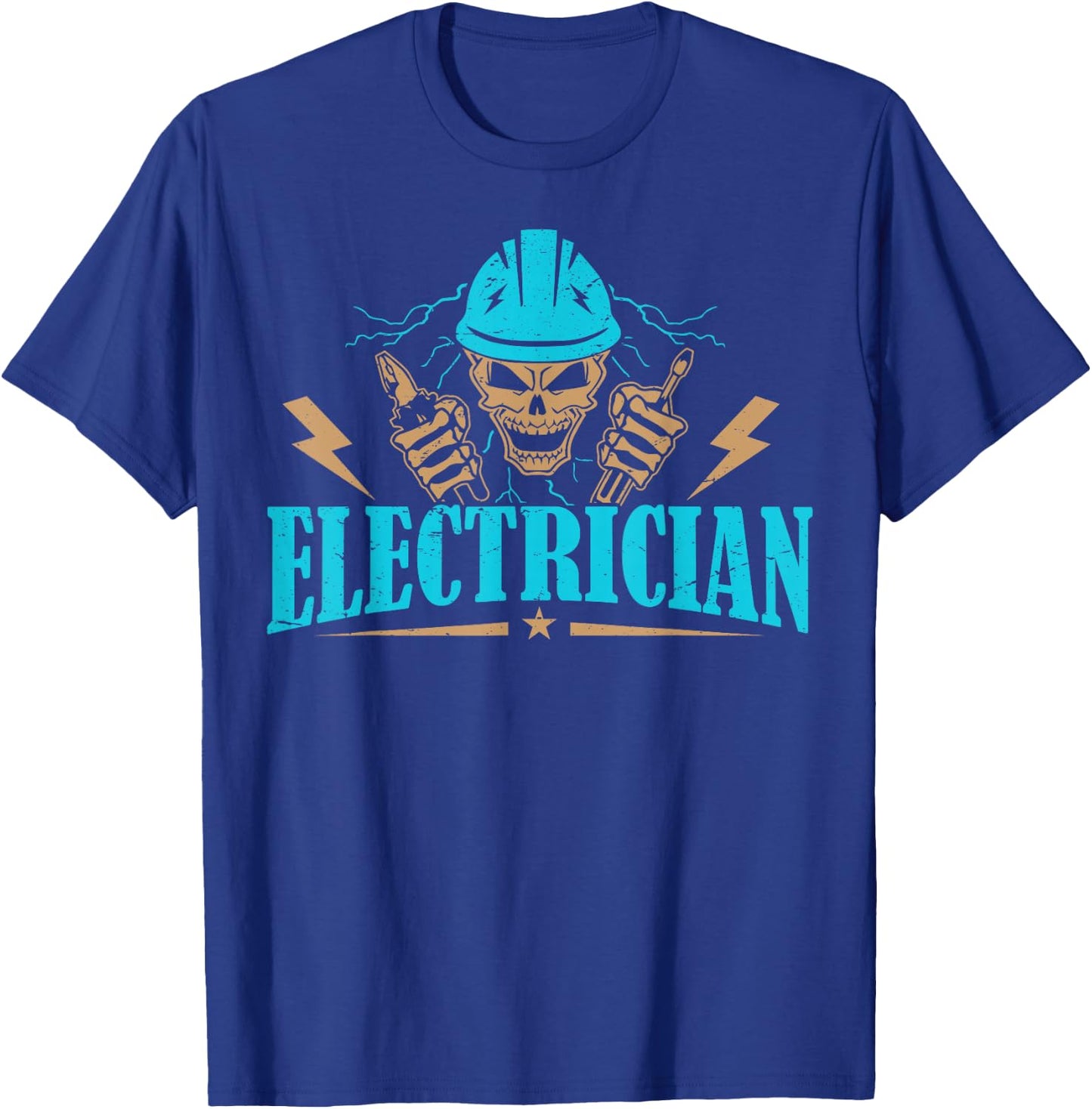 Electrician - Funny Electrician T-Shirt - T-Shirt | Royal