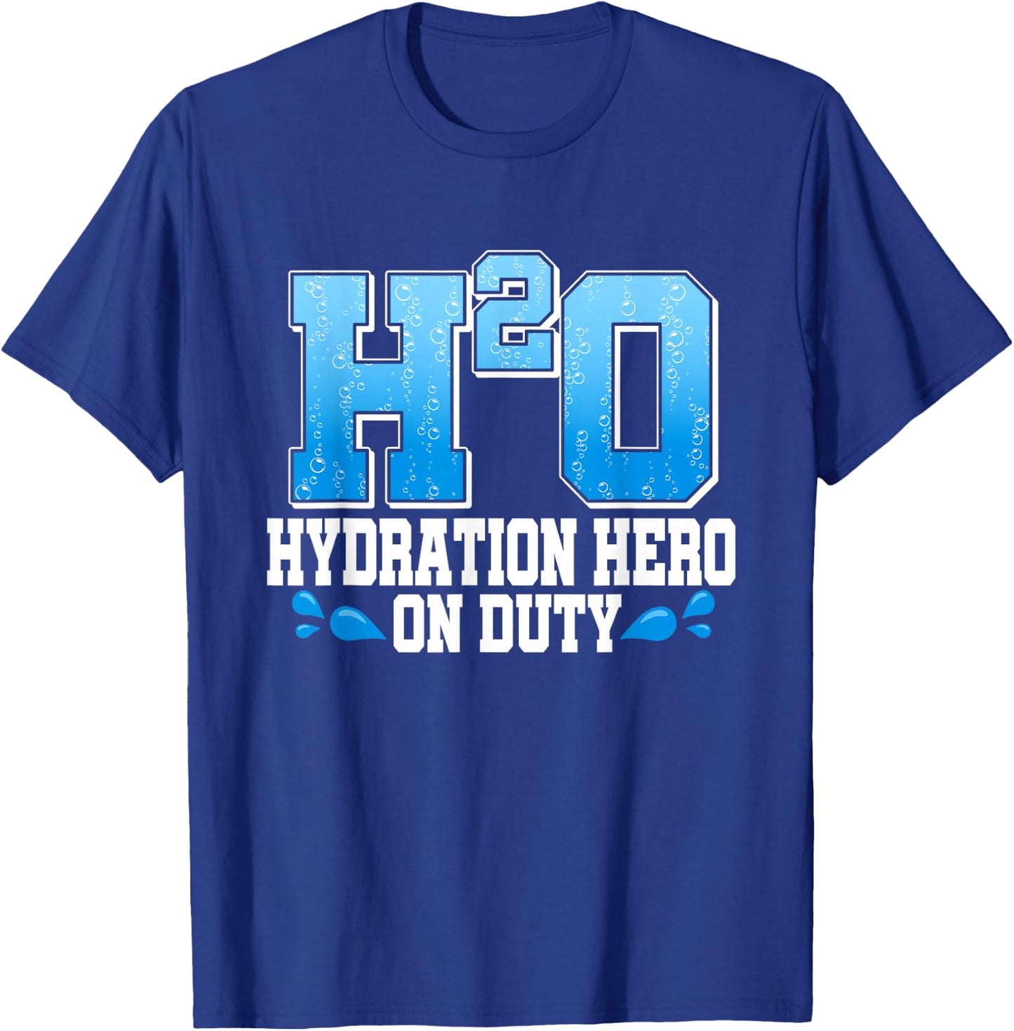 Hydration Specialist Team Manager Football Hydrated Waterboy T-Shirt - T-Shirt | Royal