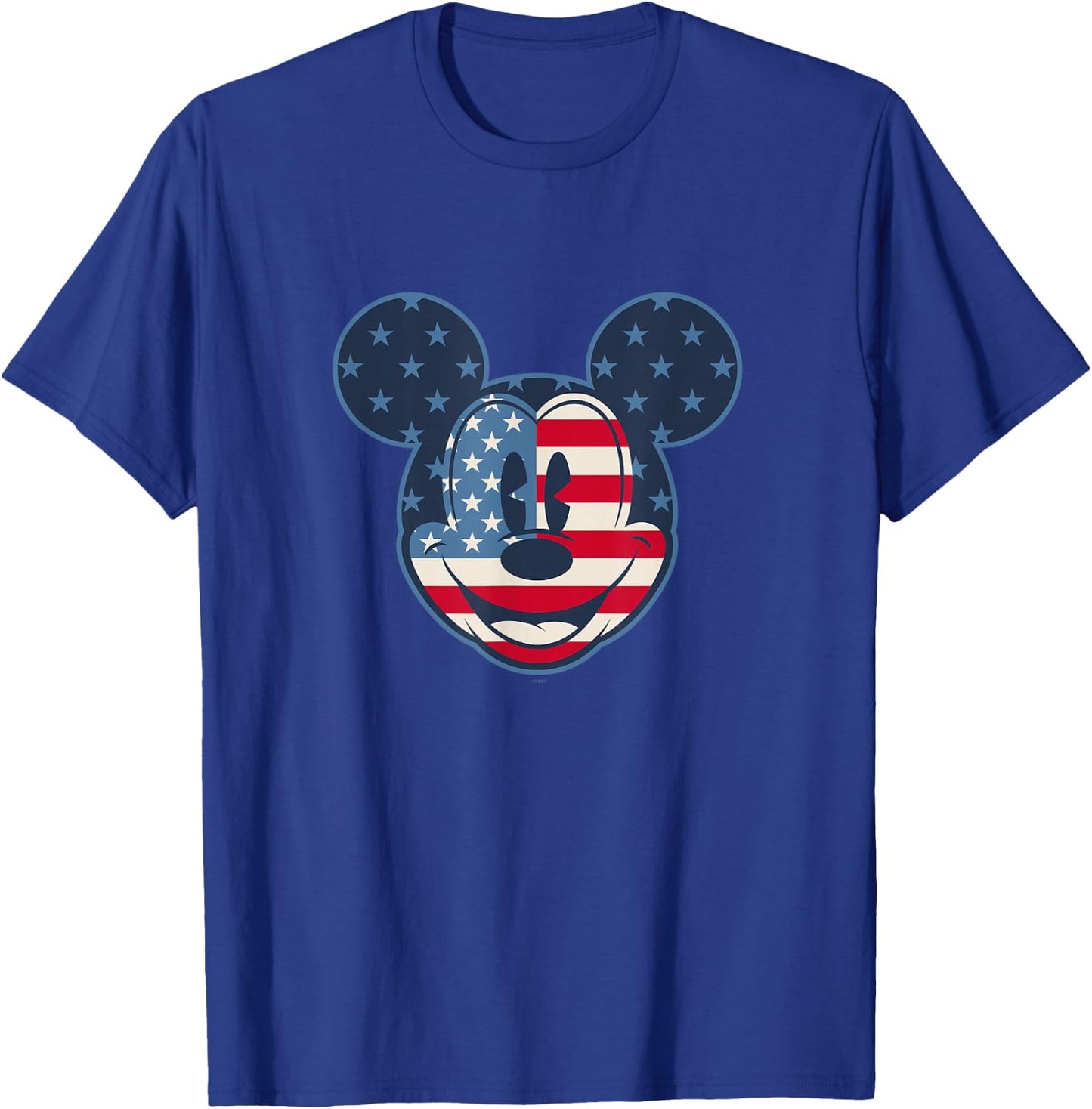Disney Mickey Mouse Vintage Americana Fourth of July T-Shirt - T-Shirt | Royal