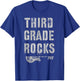 3rd GRADE ROCKS Teacher Rockstar Third Graders Is My Jam Women Girls Kids T-Shirt - T-Shirt | Royal