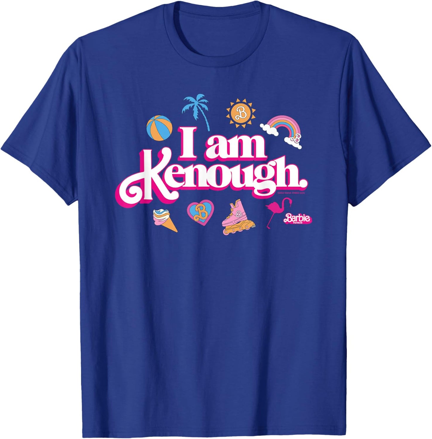 Barbie The Movie - I Am Kenough Icons T-Shirt - T-Shirt | Royal