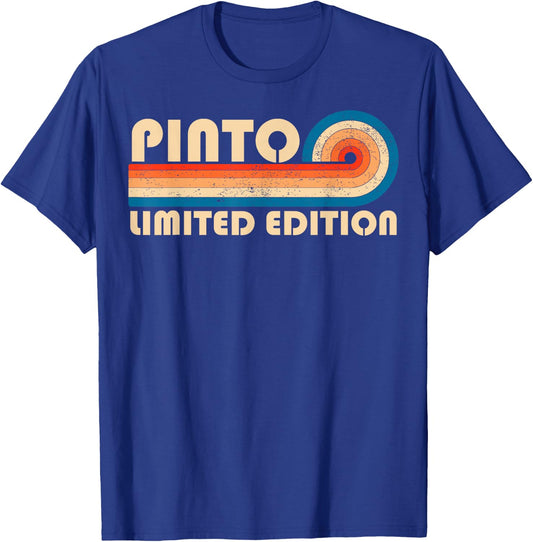 PINTO Retro 70s 80s Sunset Stripe T-Shirt - T-Shirt | Royal
