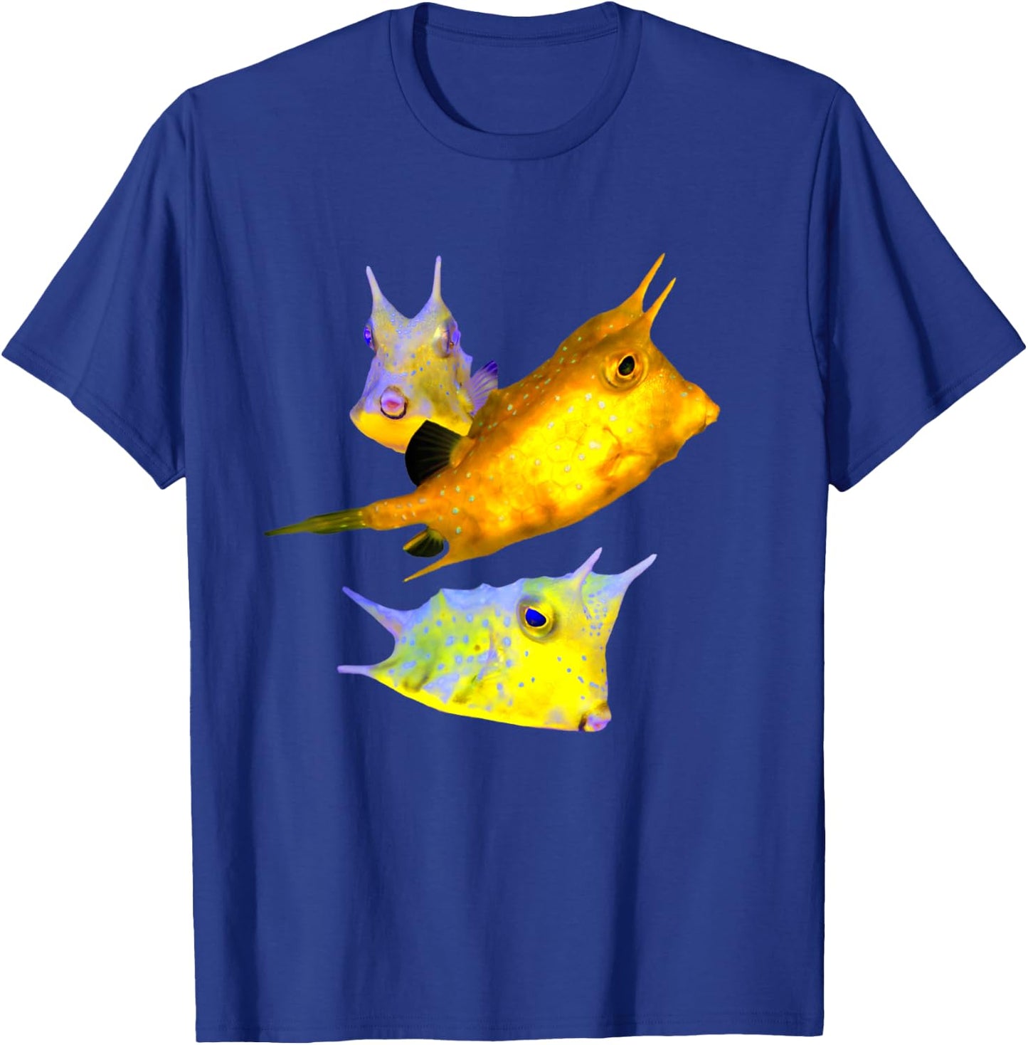 Codfish Fish Saltwater Aquarium Reef Tank Cowfish Lovers T-Shirt - T-Shirt | Royal