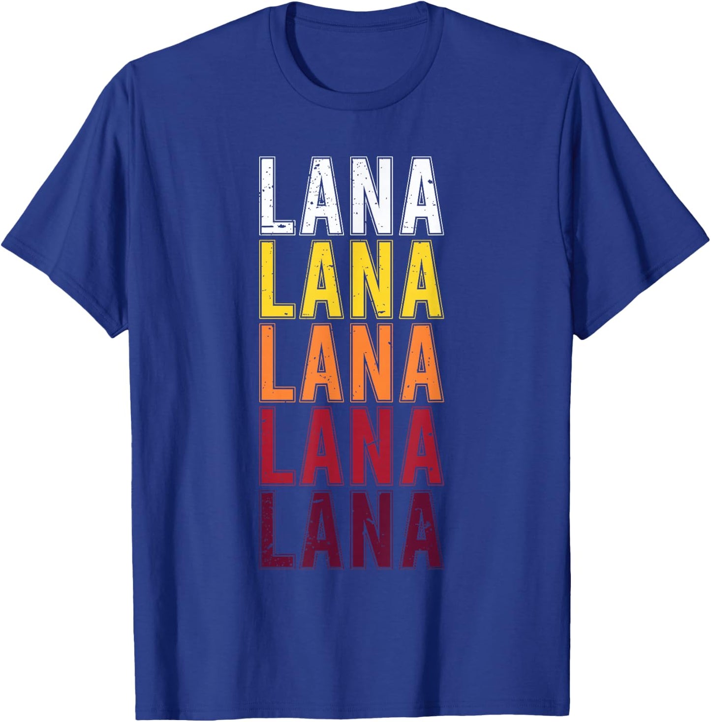 Lana First Name Vintage Lana T-Shirt - T-Shirt | Royal