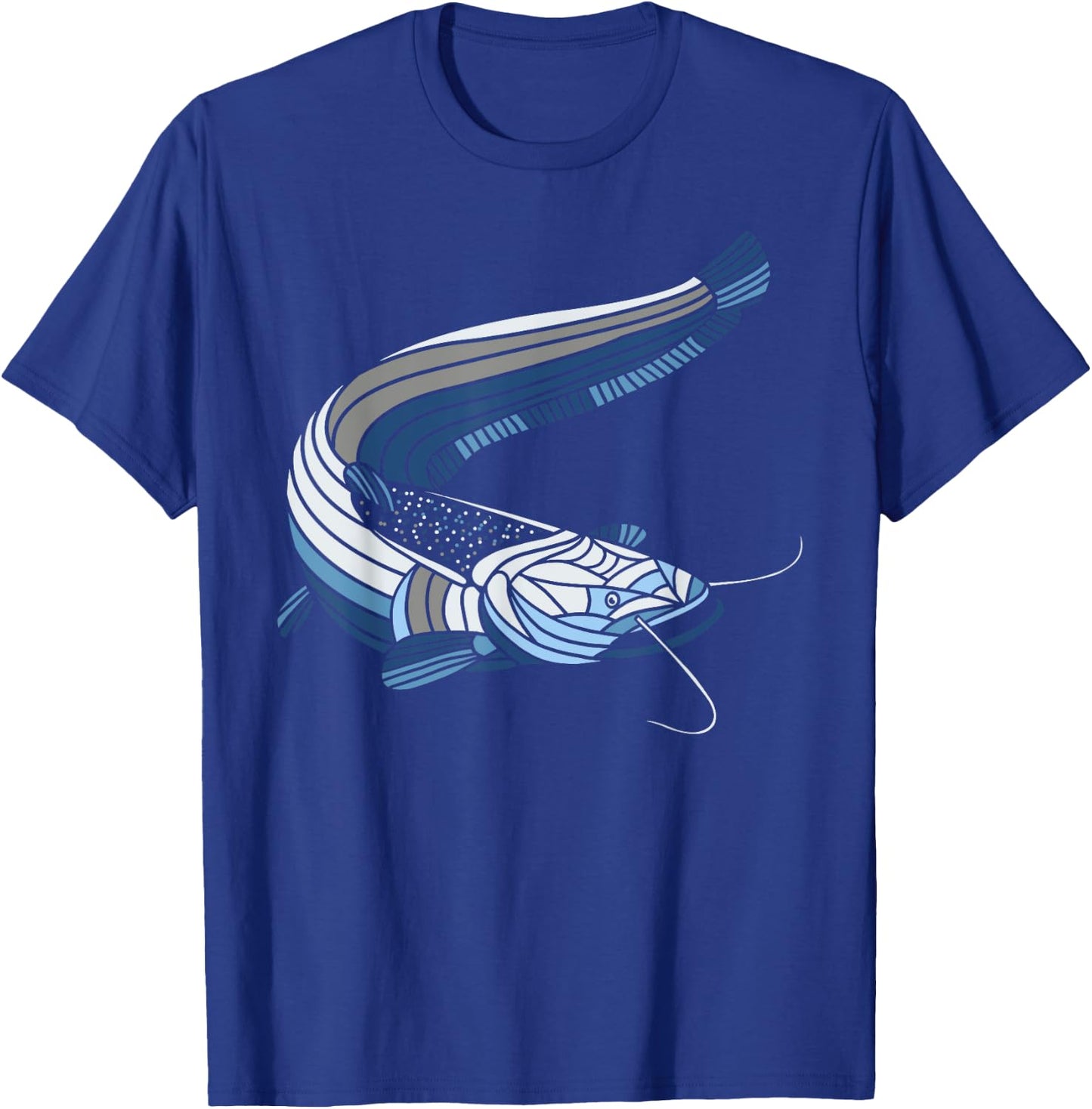 Wels Catfish Sheatfish T-Shirt - T-Shirt | Royal