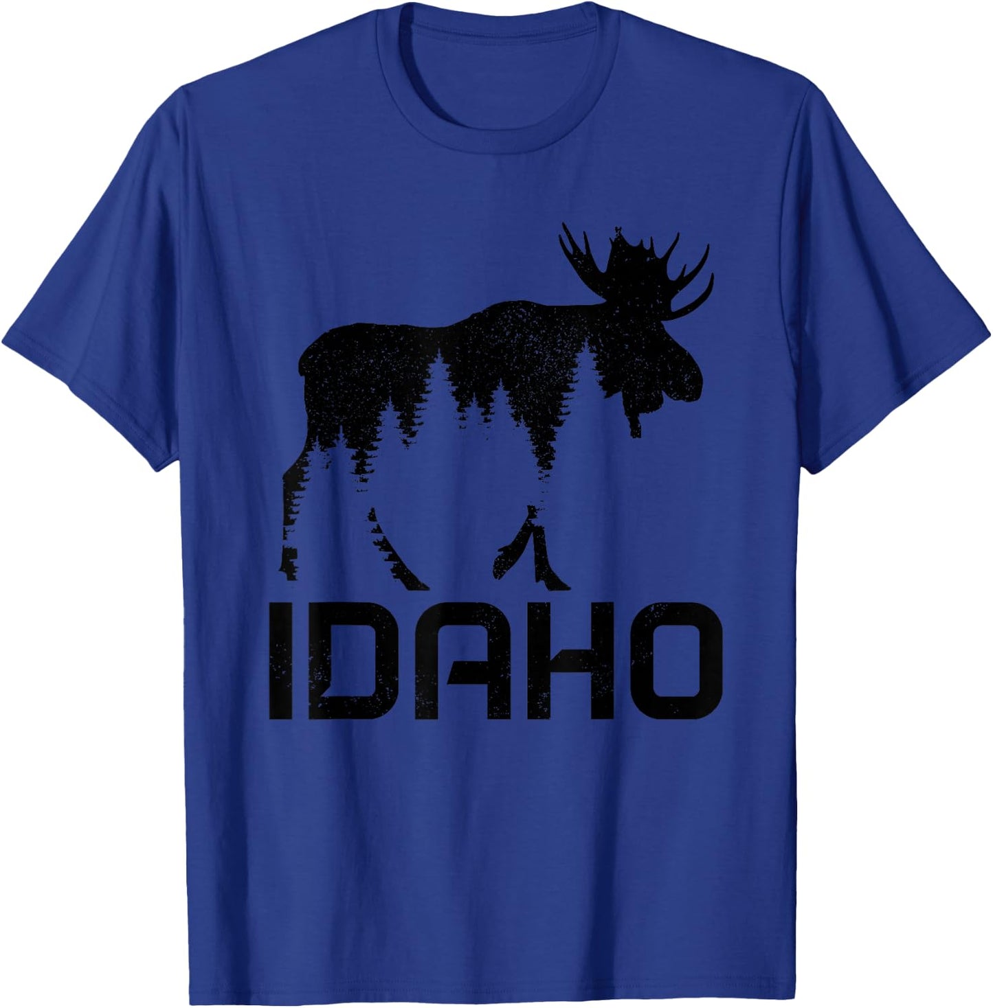 Idaho Vintage Moose Souvenir T-Shirt - T-Shirt | Royal
