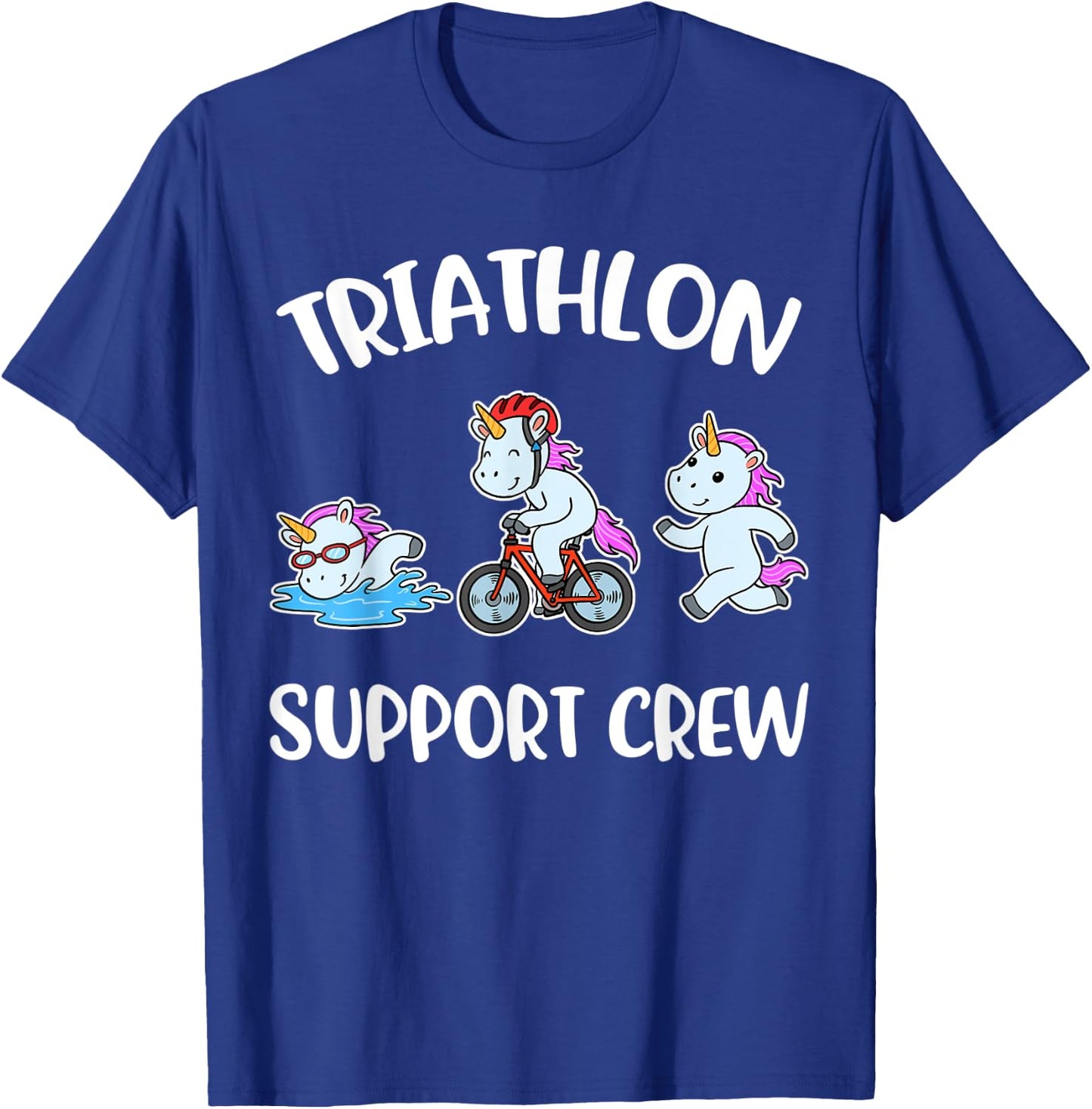 Triathlon Support Crew T-Shirt - T-Shirt | Royal