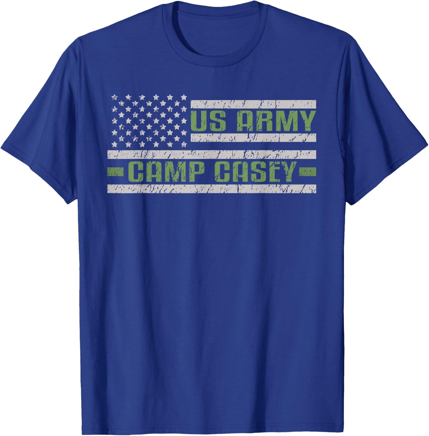 Camp Casey US Military Installation Army Base T-Shirt - T-Shirt | Royal