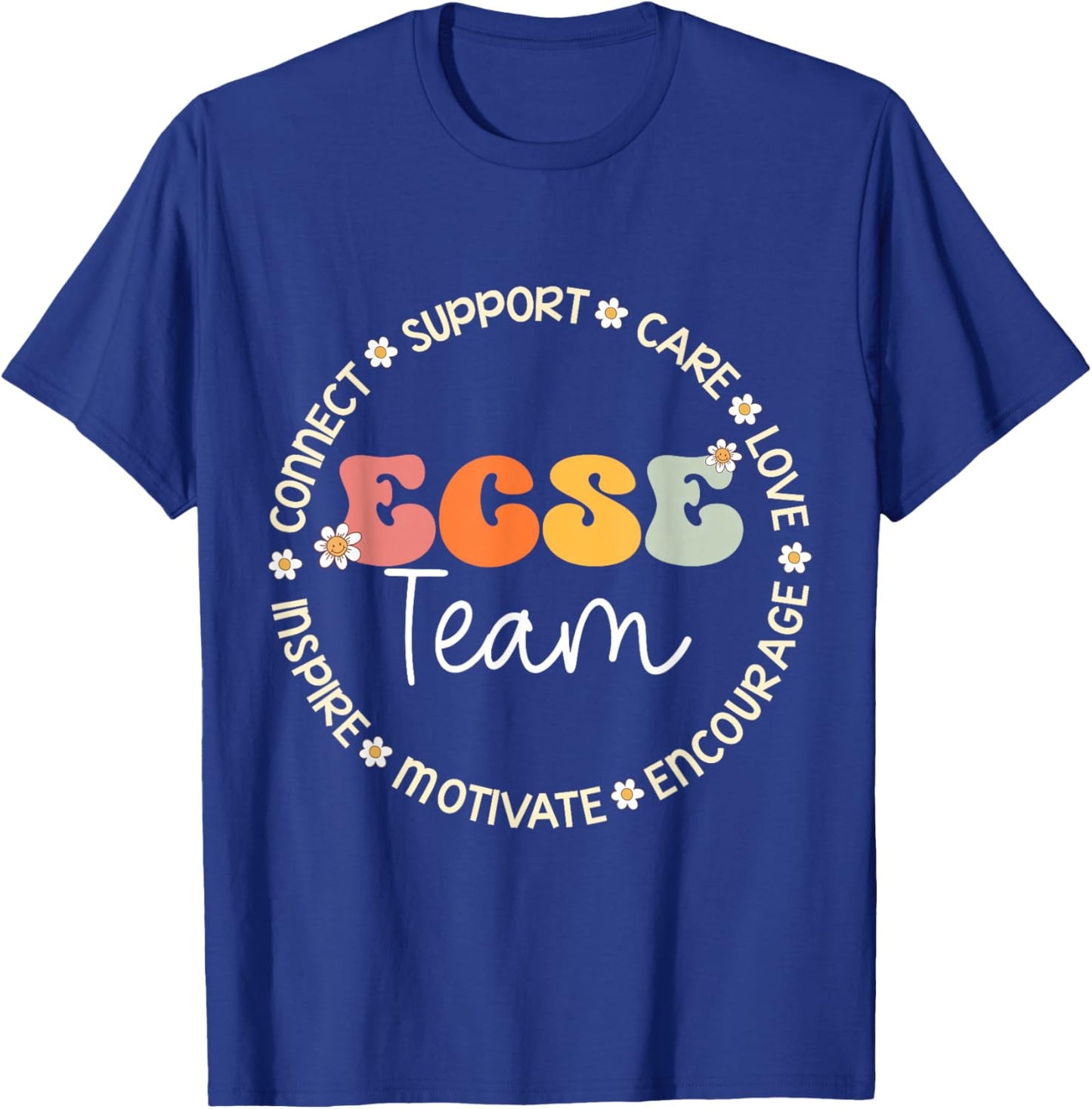 ECSE Team Appreciation Week Back to School T-Shirt - T-Shirt | Royal