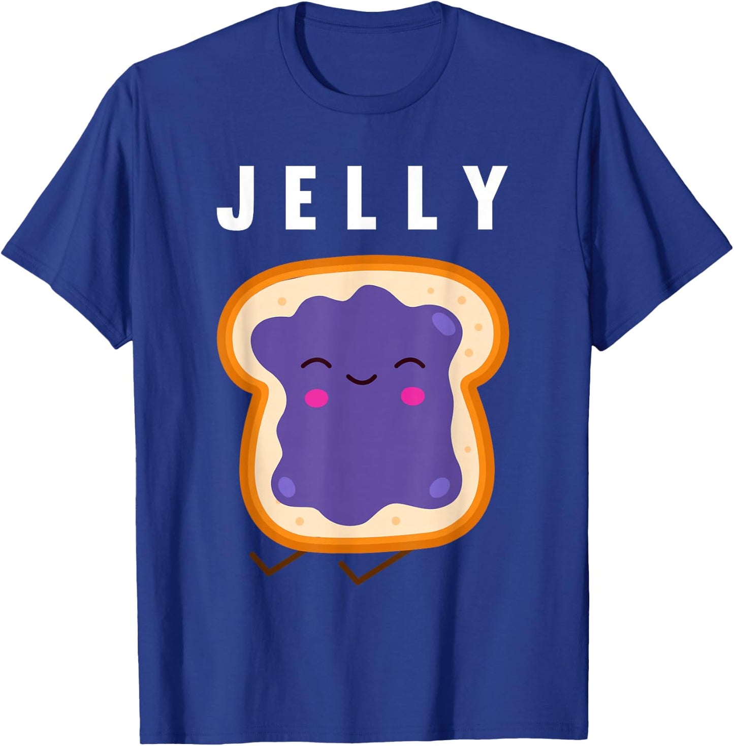 Peanut Butter and Jelly Best Friend Matching Small T-Shirt - T-Shirt | Royal