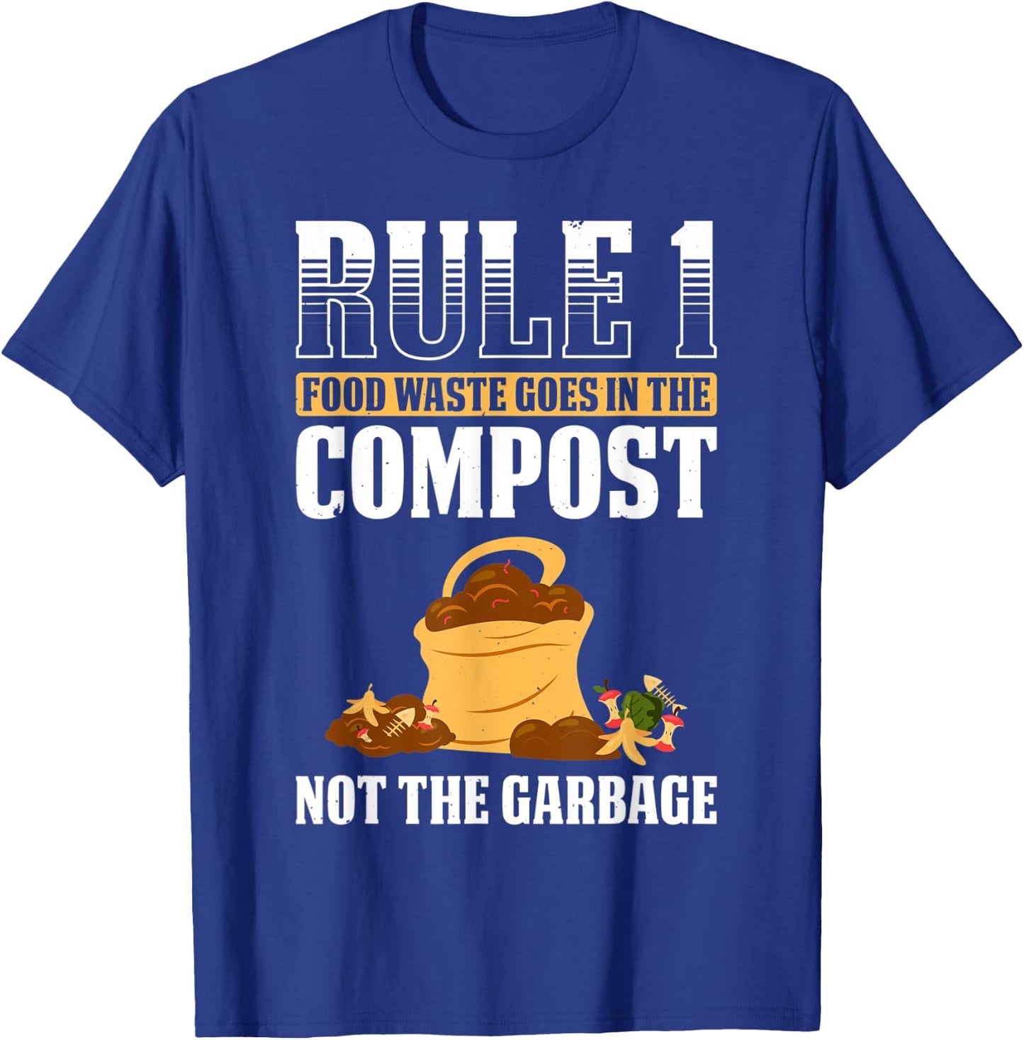 Composting For Compost Gardener Farmer Composting Lover T-Shirt - T-Shirt | Royal