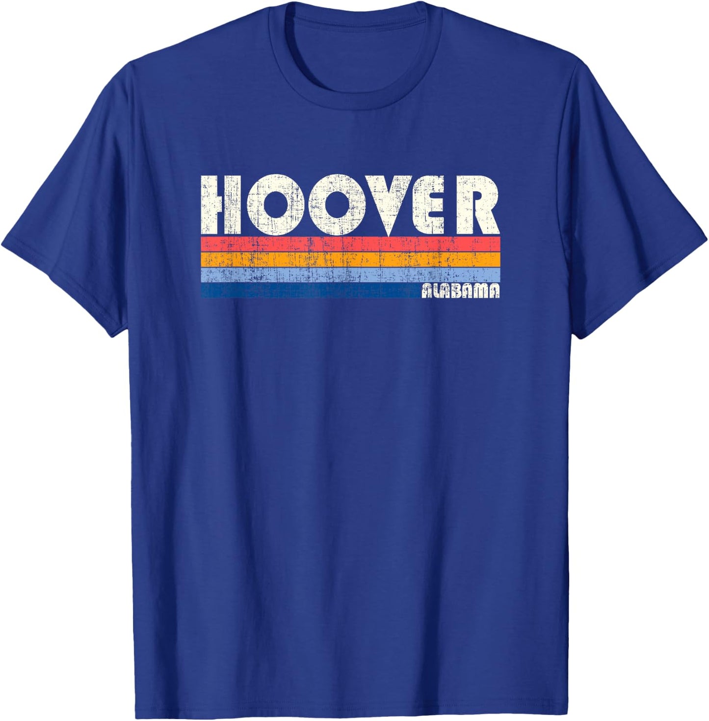 Retro Vintage 70s 80s Style Hoover, AL T-Shirt - T-Shirt | Royal