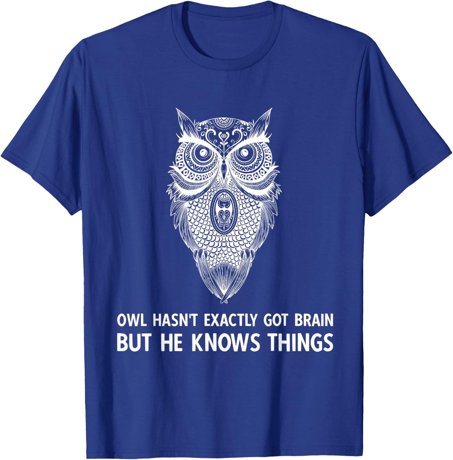 The Magnus Archives White Owl Saying T-Shirt - T-Shirt | Royal