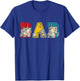 Vintage DAD Costume Tractor Matching Driver Family Lover T-Shirt - T-Shirt | Royal