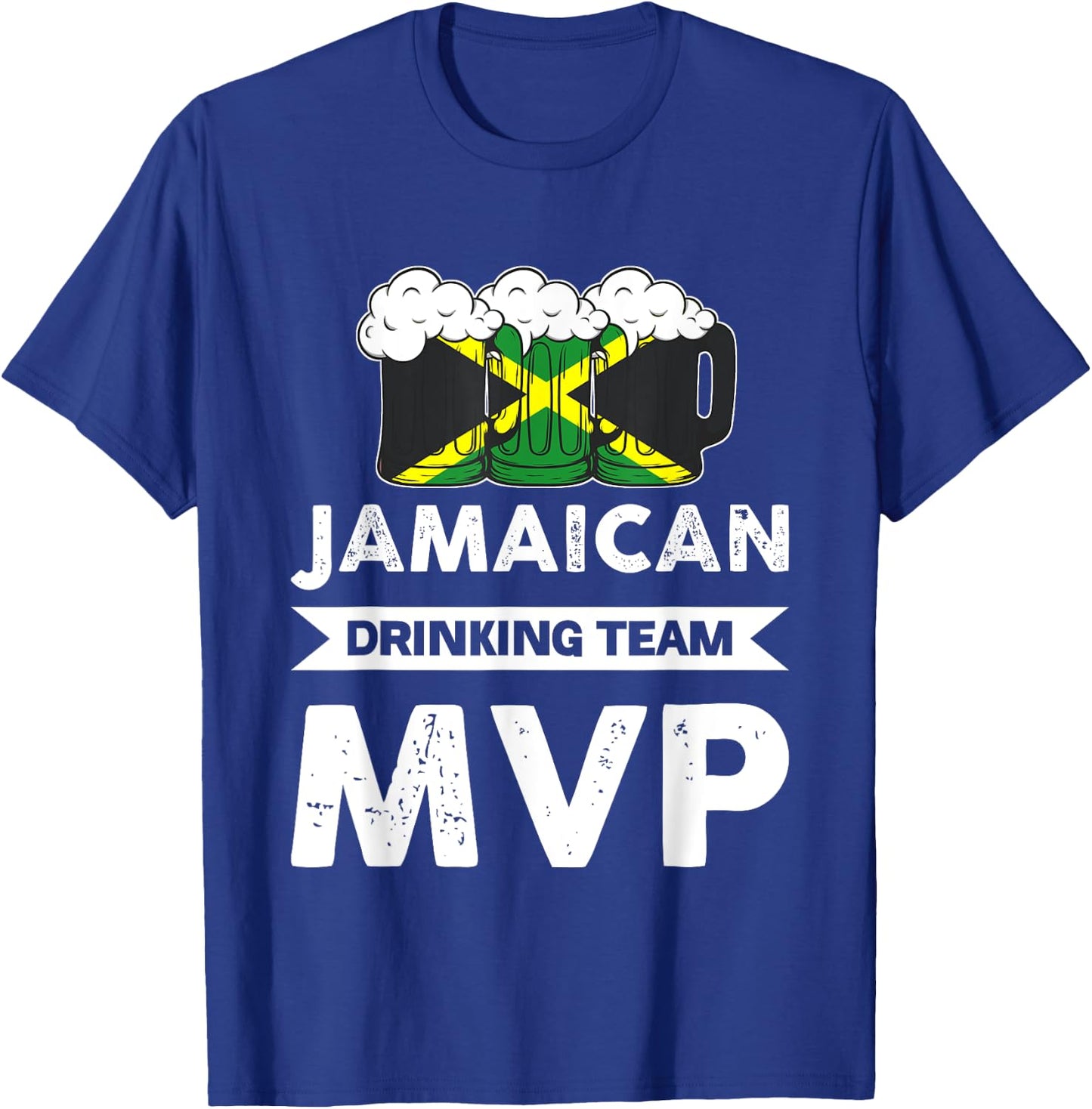Jamaican Drinking Team MVP Jamaica T-Shirt - T-Shirt | Royal