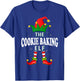Xmas Cookie baking Elf Family Matching Christmas Pajama T-Shirt - T-Shirt | Royal