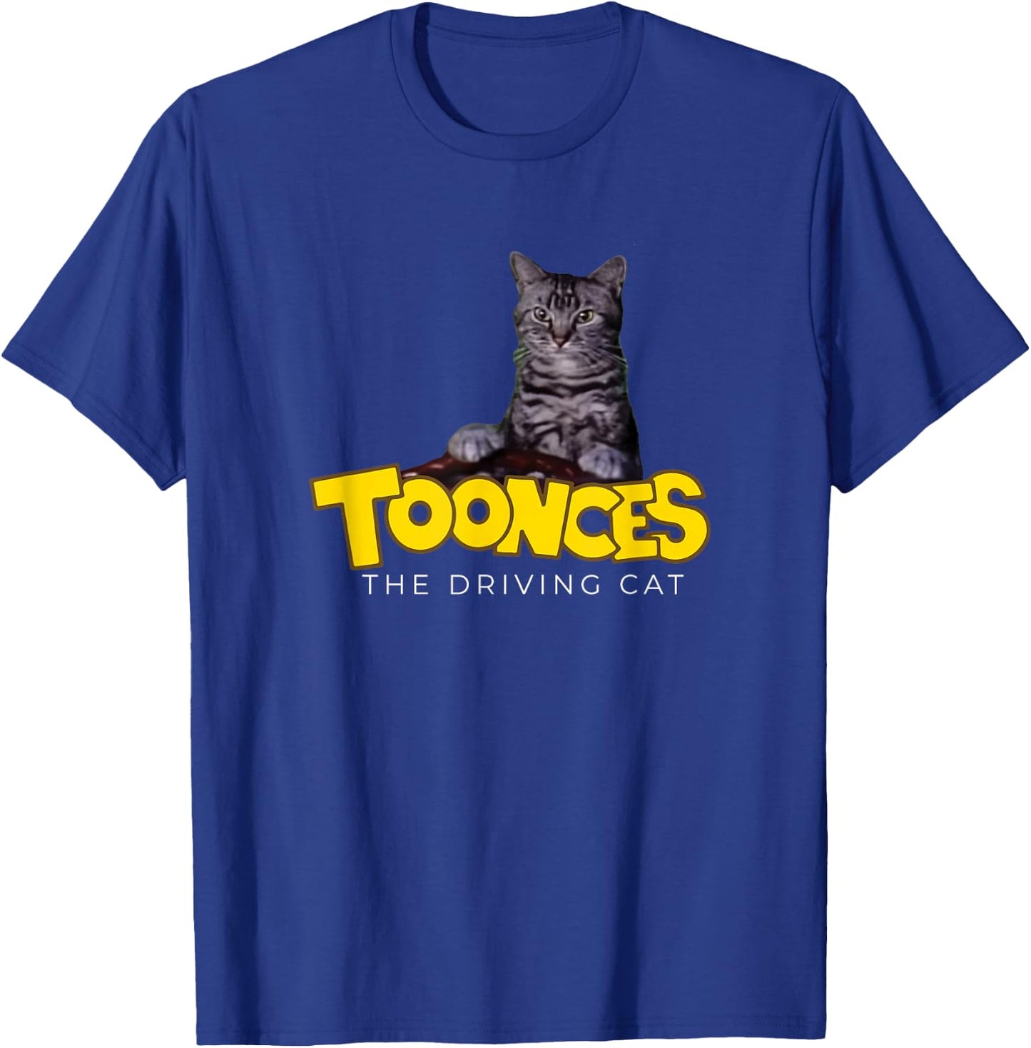 Toonces The Driving Cat T-Shirt - T-Shirt | Royal