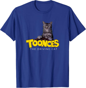 Toonces The Driving Cat T-Shirt - T-Shirt | Royal
