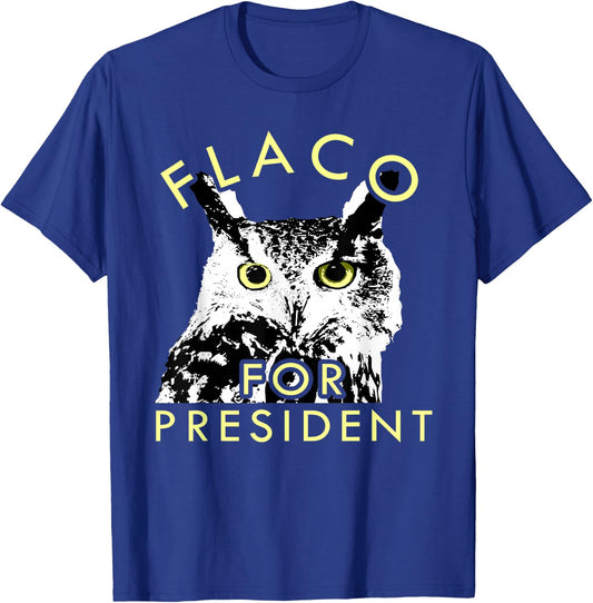 Flaco Owl T-Shirt - T-Shirt | Royal