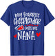 My Favorite Cheerleader Calls Me Nana Funny Cheerleading T-Shirt - T-Shirt | Royal