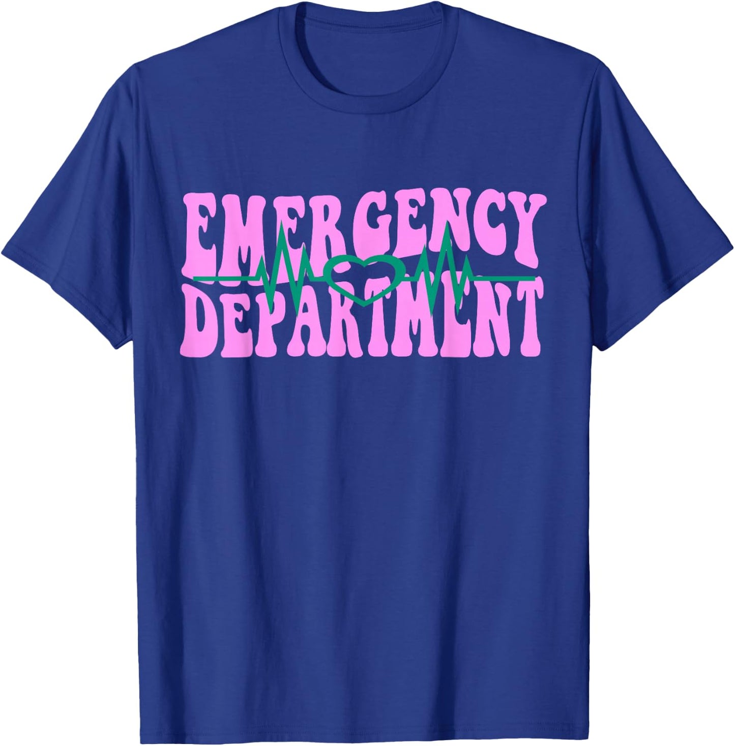 Certified Emergency Room Nurse School Technician ER Doctor T-Shirt - T-Shirt | Royal