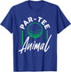 Funny Par- Animal Golf Lover T-Shirt - T-Shirt | Royal