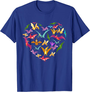 pterodactyls lover heart | Dinosaur Birds men women kids T-Shirt - T-Shirt | Royal