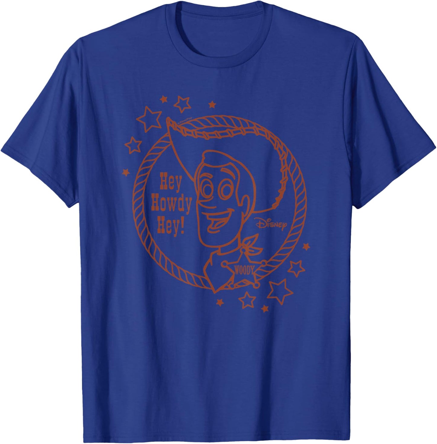 Toy Story - Hey Howdy Hey T-Shirt - T-Shirt | Royal