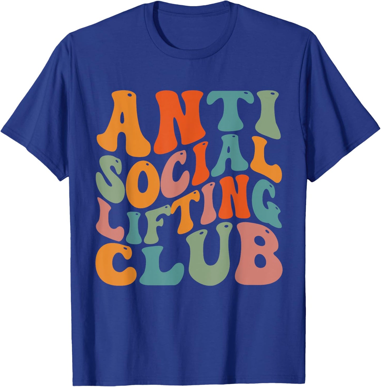 Anti Social Lifting Club T-Shirt - T-Shirt | Royal