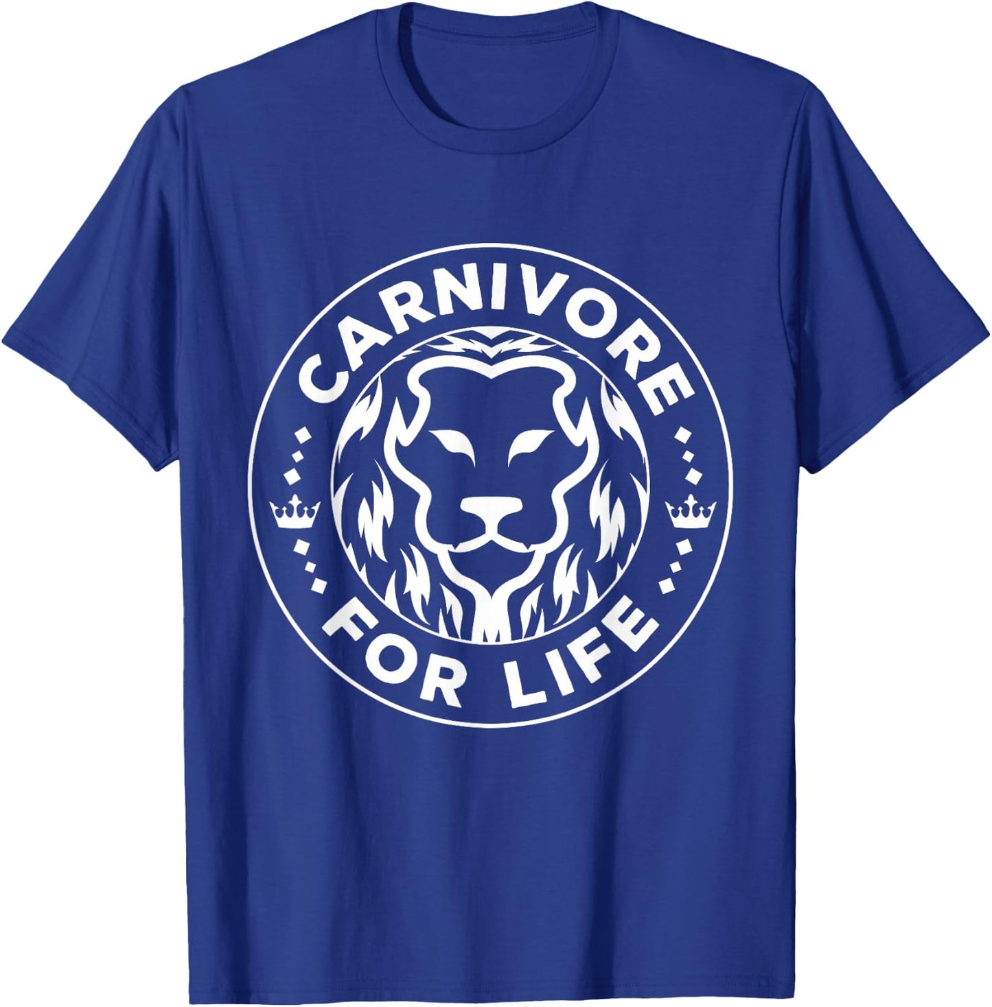 Carnivore Diet for Life Lion Carnivores Meat Ketogenic Lover T-Shirt - T-Shirt | Royal