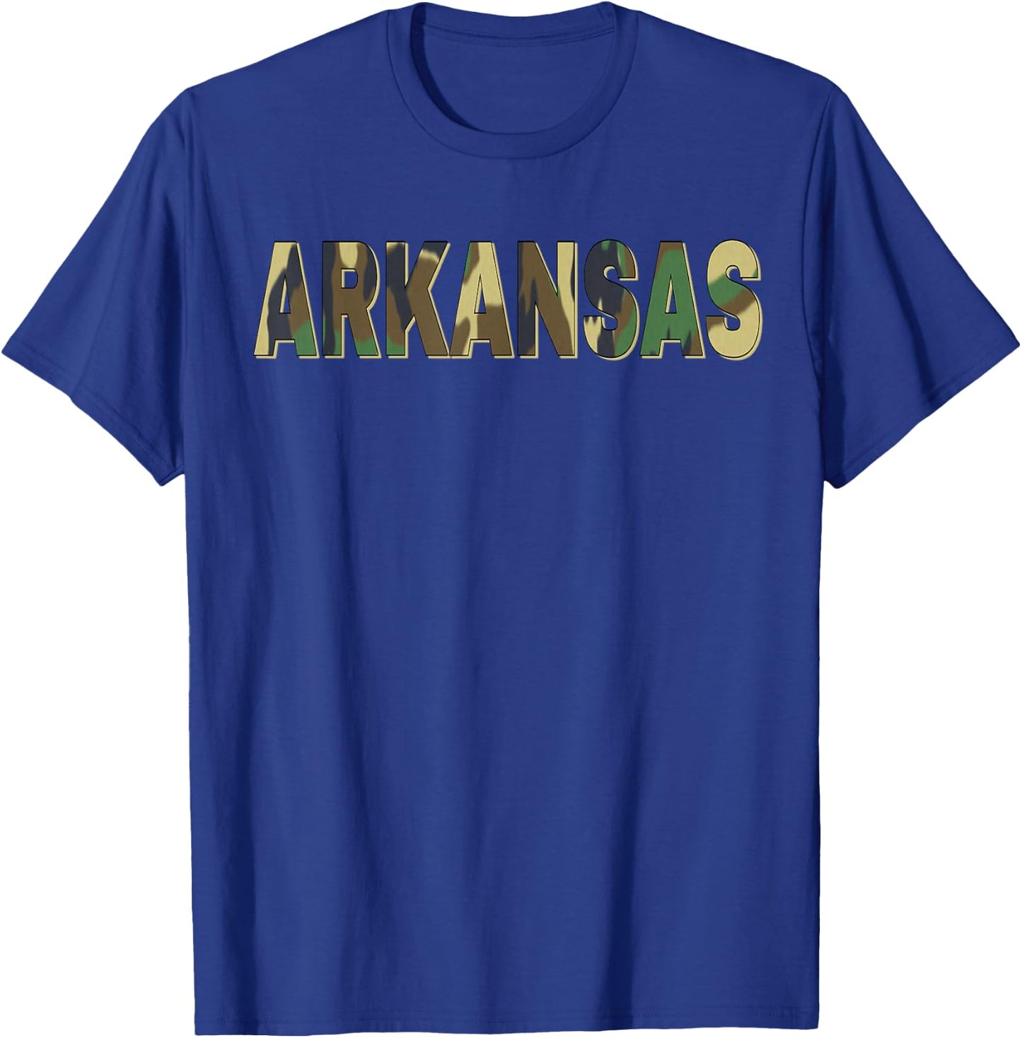 Arkansas Camouflage Men Women & Kids Camo Arkansas T-Shirt - T-Shirt | Royal