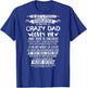 I'm Not A Perfect Daughter But My Crazy Dad Loves Daughter T-Shirt - T-Shirt | Royal