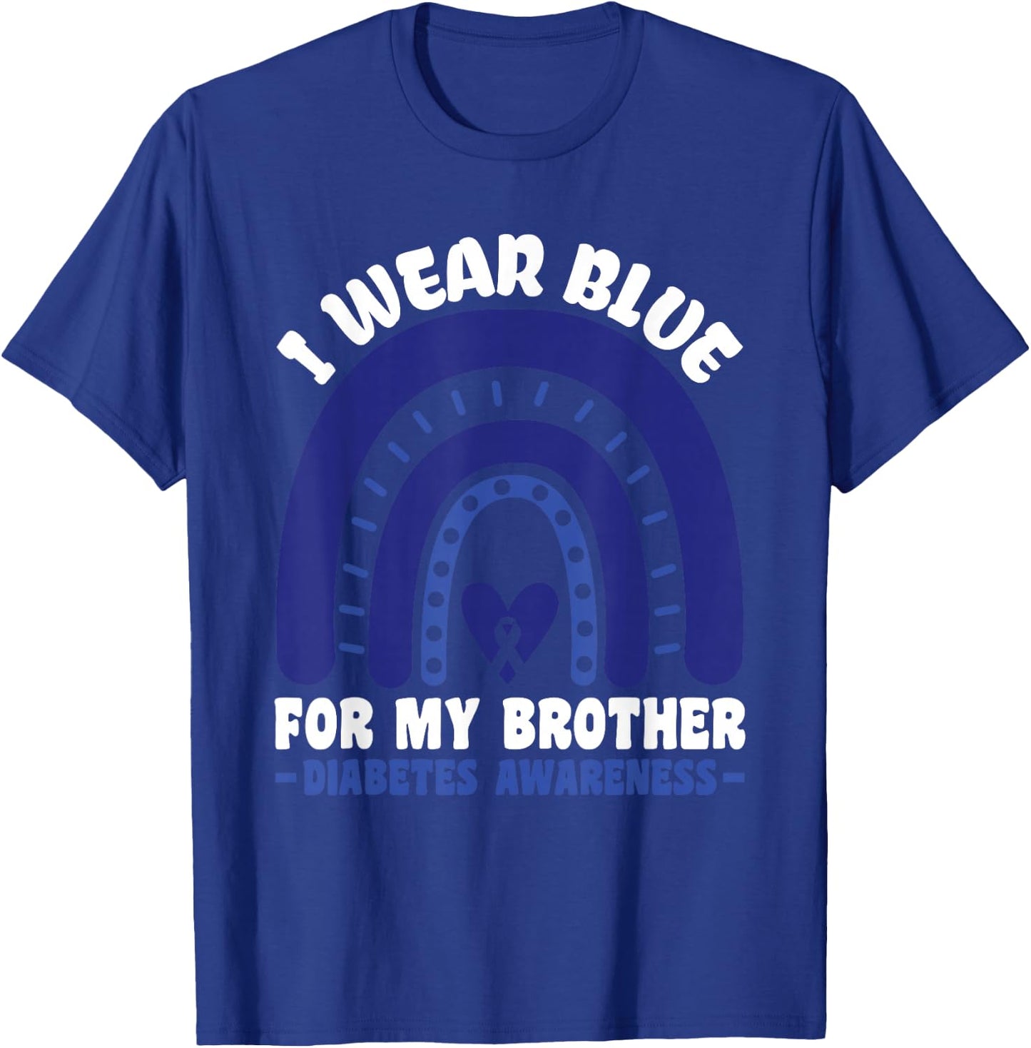 T1D Diabetes Awareness - Diabetic Type 1 Diabetes T-Shirt - T-Shirt | Royal
