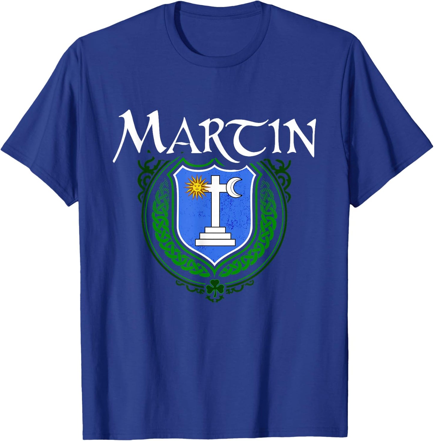 Martin Surname Irish Clan Tartan Badge Ireland T-Shirt - T-Shirt | Royal
