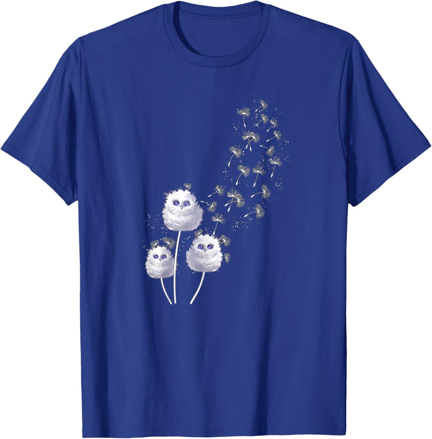 Funny dandelion owls women men motivational T-Shirt - T-Shirt | Royal
