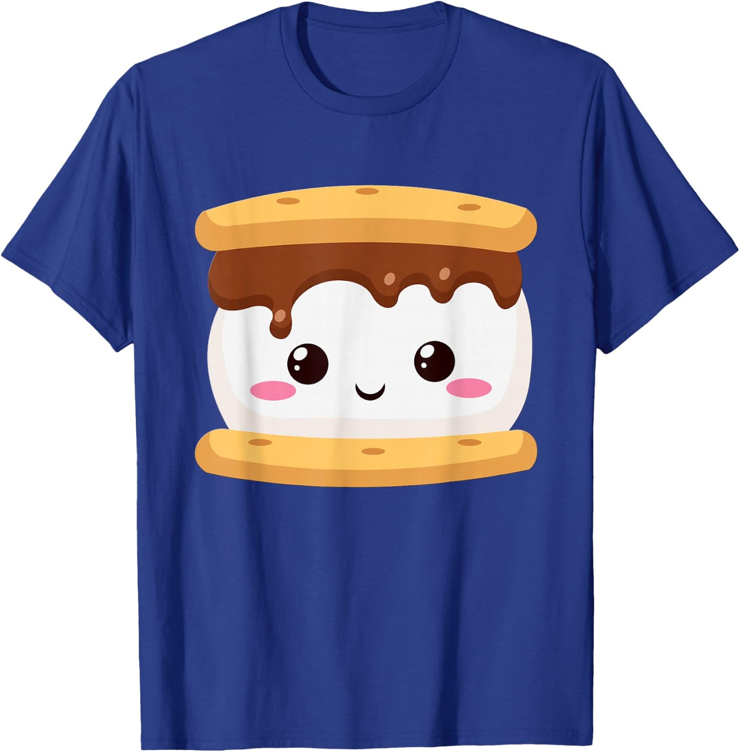Kawaii Halloween Group Costume Party S'Mores Sandwich Smores T-Shirt - T-Shirt | Royal