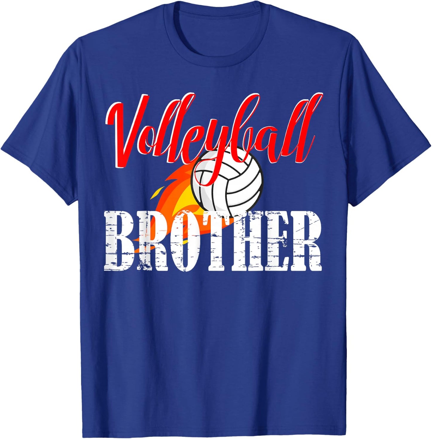 Volleyball Brother Volleyball Lover T-Shirt - T-Shirt | Royal