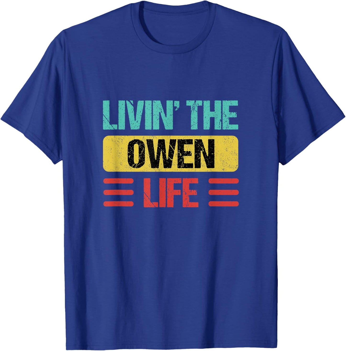 Owen Name T-Shirt - T-Shirt | Royal