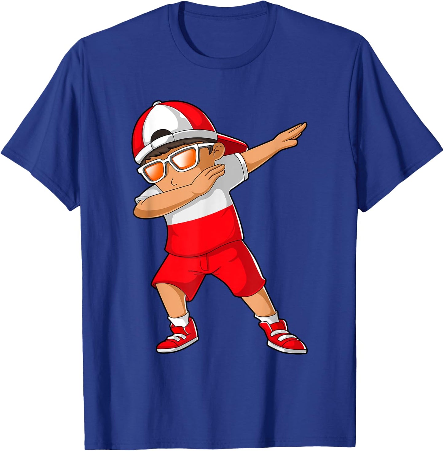 Polish Boy Poland Kid Patriotism Roots Heritage T-Shirt - T-Shirt | Royal