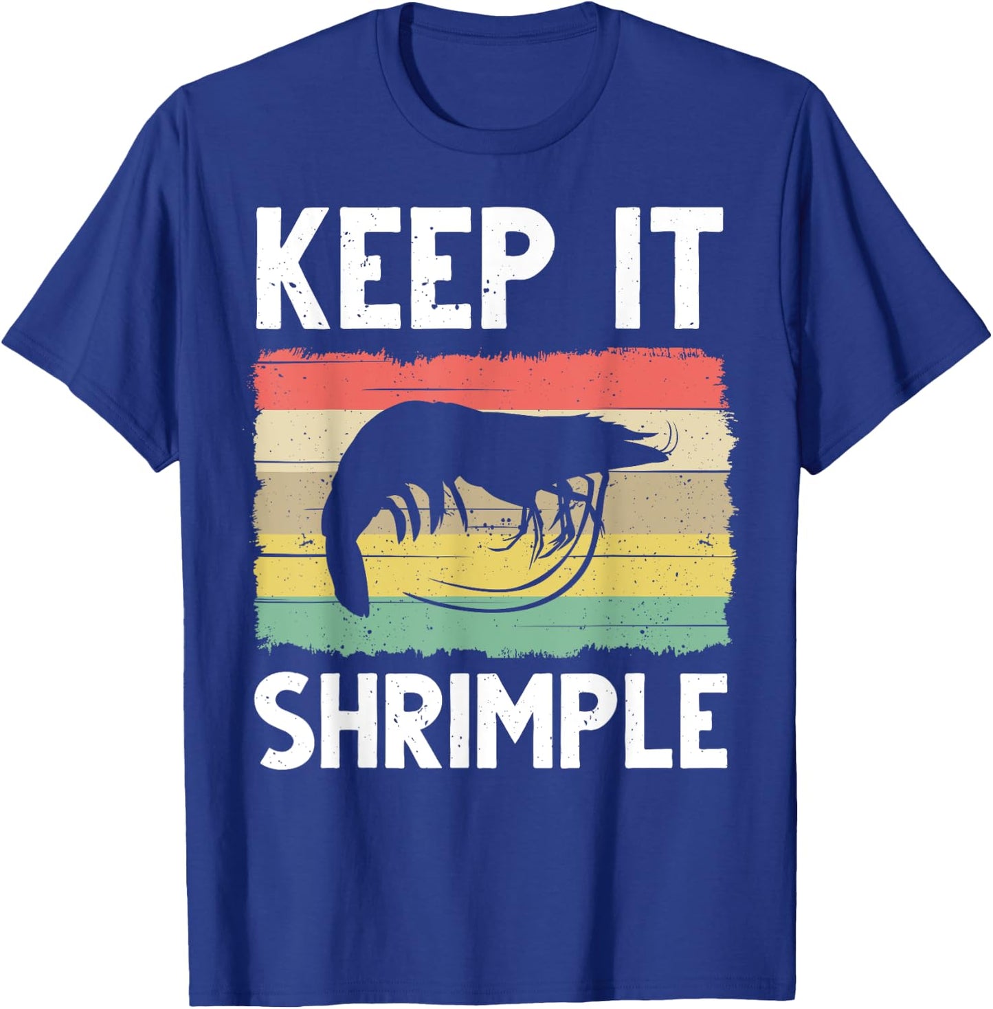 Funny Shrimp Gift Women Cool Fishing Prawn Lover T-Shirt - T-Shirt | Royal
