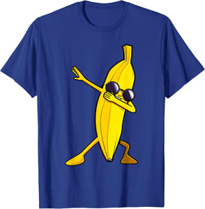 Dabbing Banana Hawaiian Tropical Fruit Lover Men Women Kids T-Shirt - T-Shirt | Royal