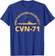 US Aircraft Carrier CVN-71 USS Theodore Roosevelt T-Shirt - T-Shirt | Royal